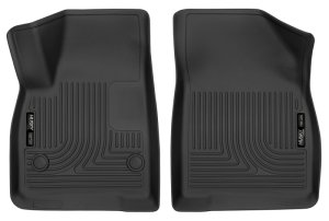 GMC Acadia Floor Liner - Front - Husky Liners - X-act Contour - Black - `17-`23